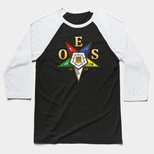 OES Emblem Order Of The Eastern Star Baseball T-Shirt